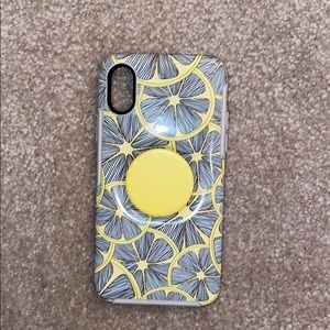 iPhone X Otterbox Popsocket Case